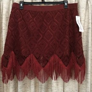 Wrangler Fringe Skirt